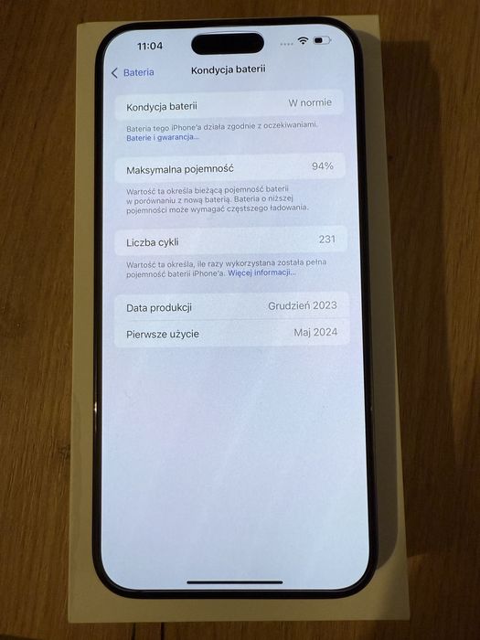 Iphone 15 pro max 256gb
