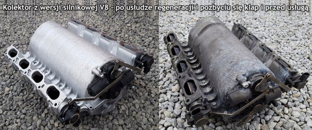 Kolektor ssący bez klap - AUDI A6, A8, Q7, S5, 4.2 V8 FSI