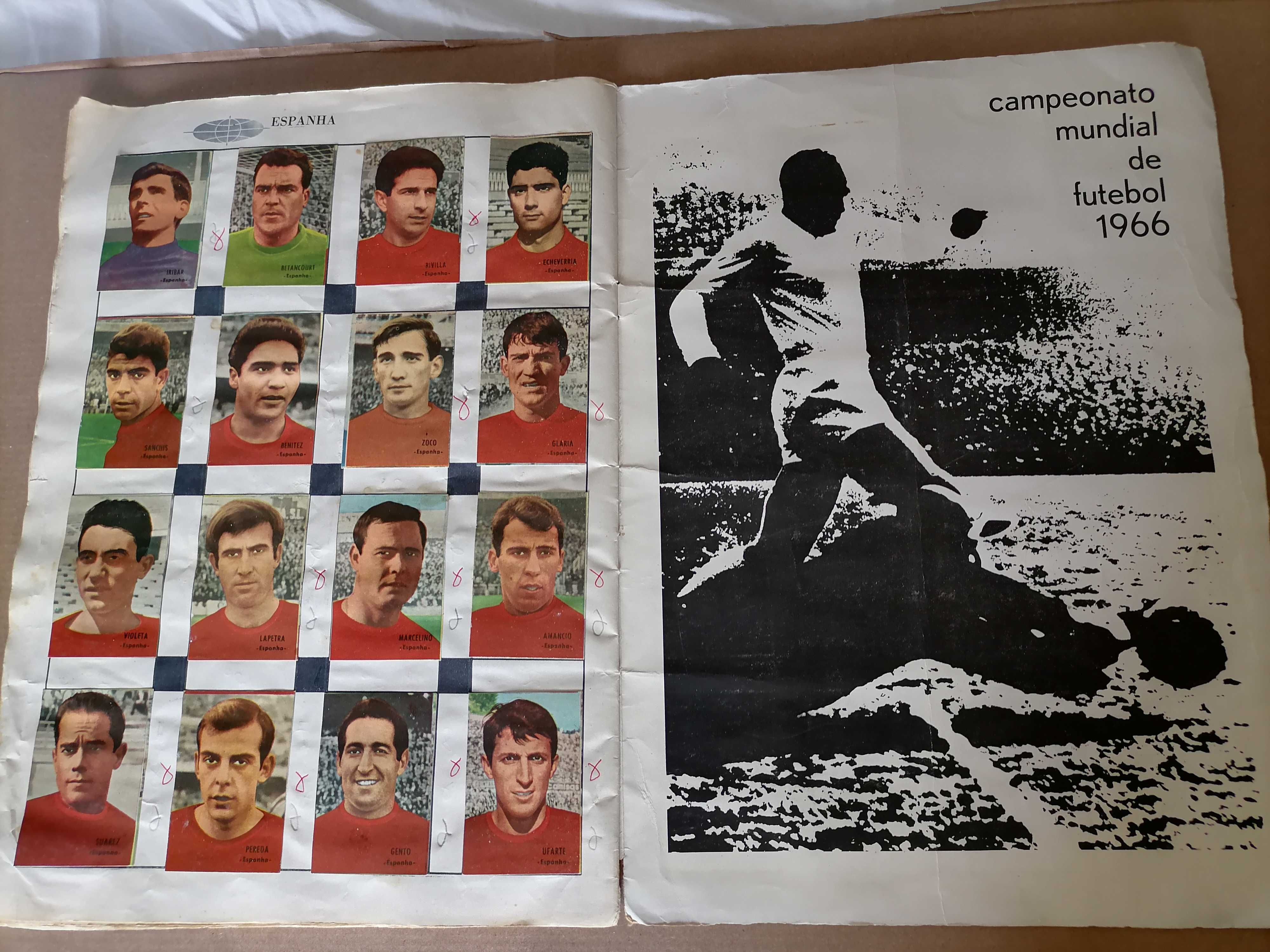 Caderneta COMPLETA Cromos  Mundial 66 c/Eusébio - Ag. Port. Revistas