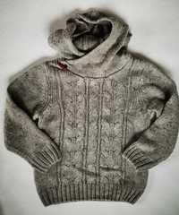 Primark, wełniany sweter chłopiecy, 6-7 lat, 122 cm