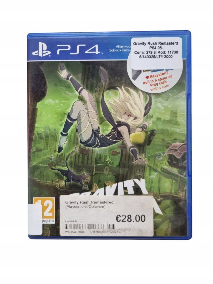 Gra Gravity Rush Remastered Playstation 4 Ps4 Używana