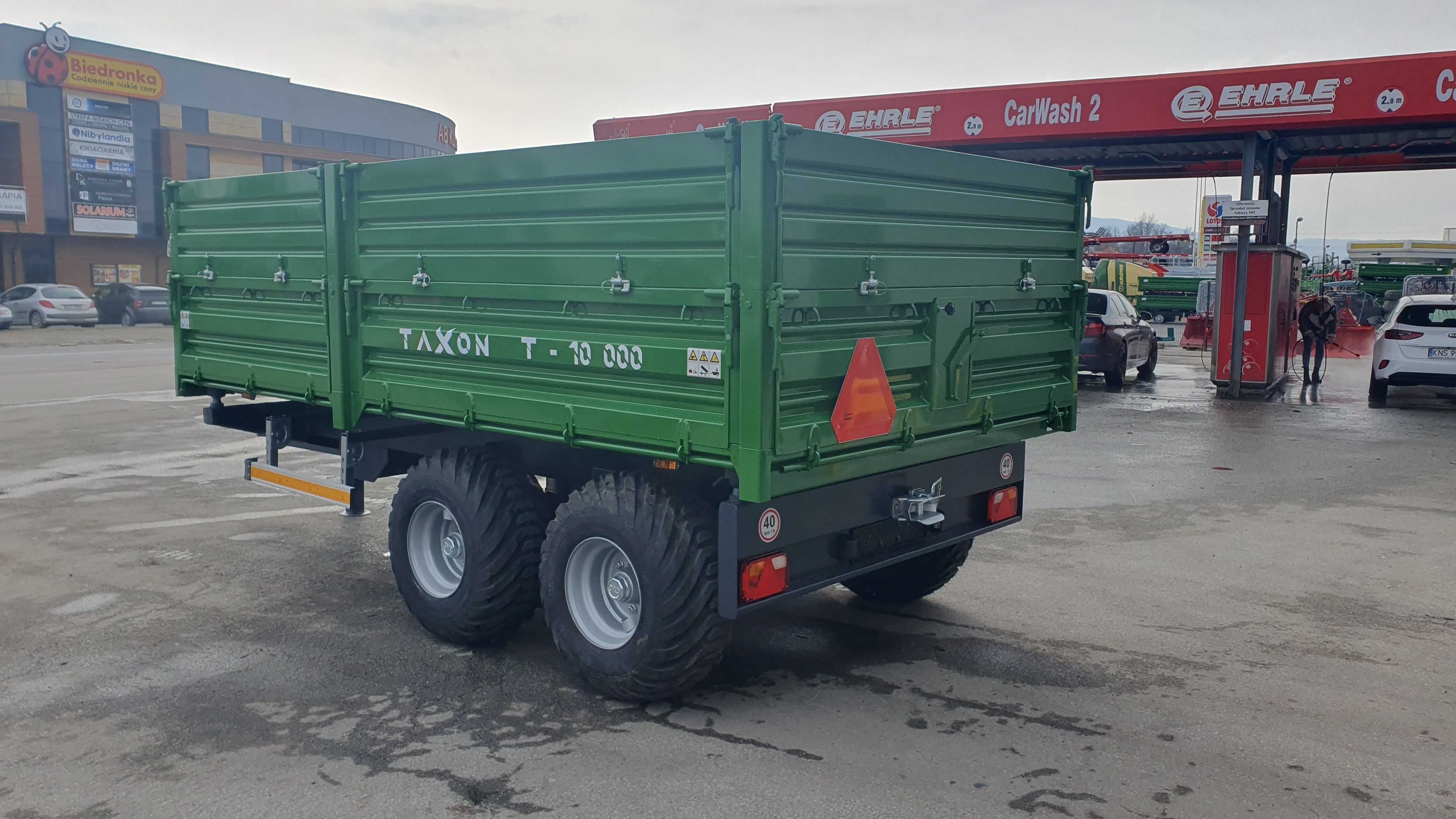 Przyczepa rolnicza Taxon 10 T STEKRO - PROMOCJA! Nadstawy/Tandem