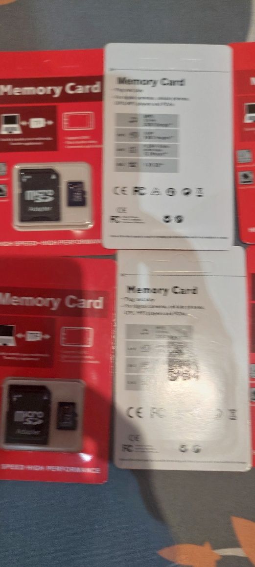 10 Cartões SD Card + Micro SD Adaptador NOVOS