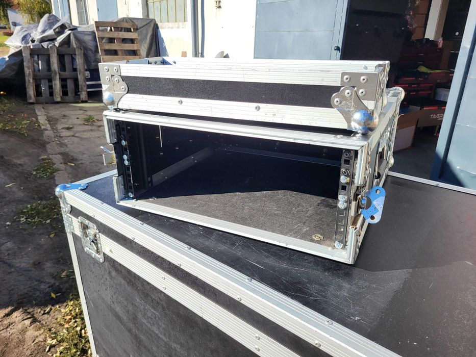 RACK 4U 2x szyna (42cm pomiędzy) case FAKTURA