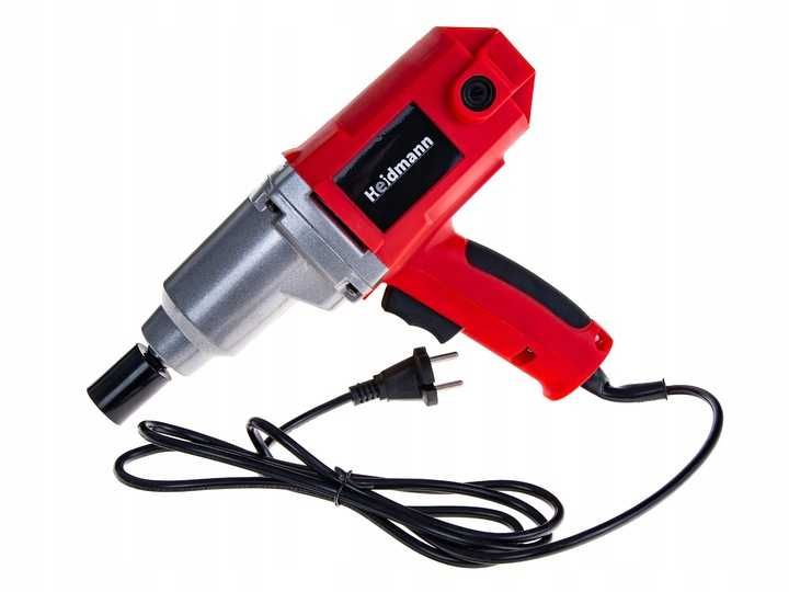 Klucz udarowy elektryczny do kół 2000W 1/2" 800Nm + NASADKI MOCNY