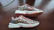 Buty sneakersy błyszczące dla dziewczynki, rozmiar 34