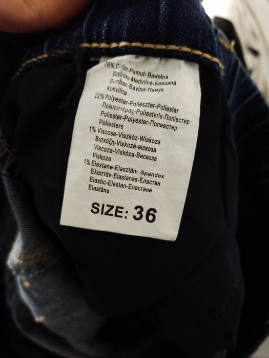 Jeansy tregginsy na gumie