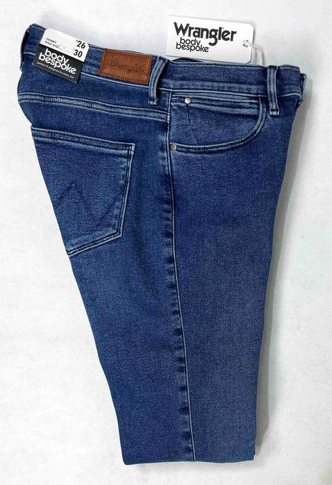Spodnie damskie Wrangler High Rinse Skinny Blue Pepper W26 L30