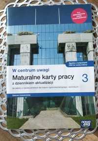 Maturalne karty pracy "W centrum uwagi 3"