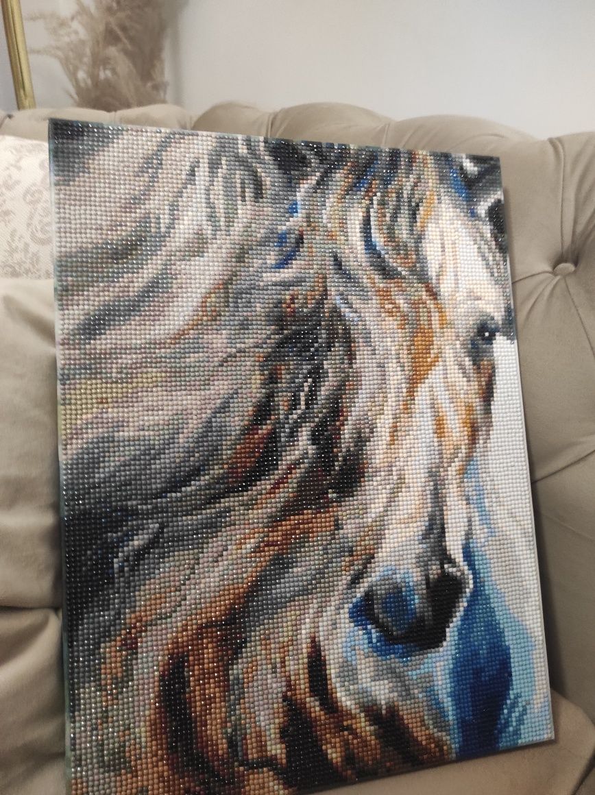 Gotowa mozaika diamentowa Koń piękna