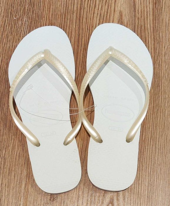 Chinelos NOVOS Havaianas branco
