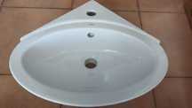 Угловая раковина Cersanit Teta 43x43 с отверстием K11-0016 Новый