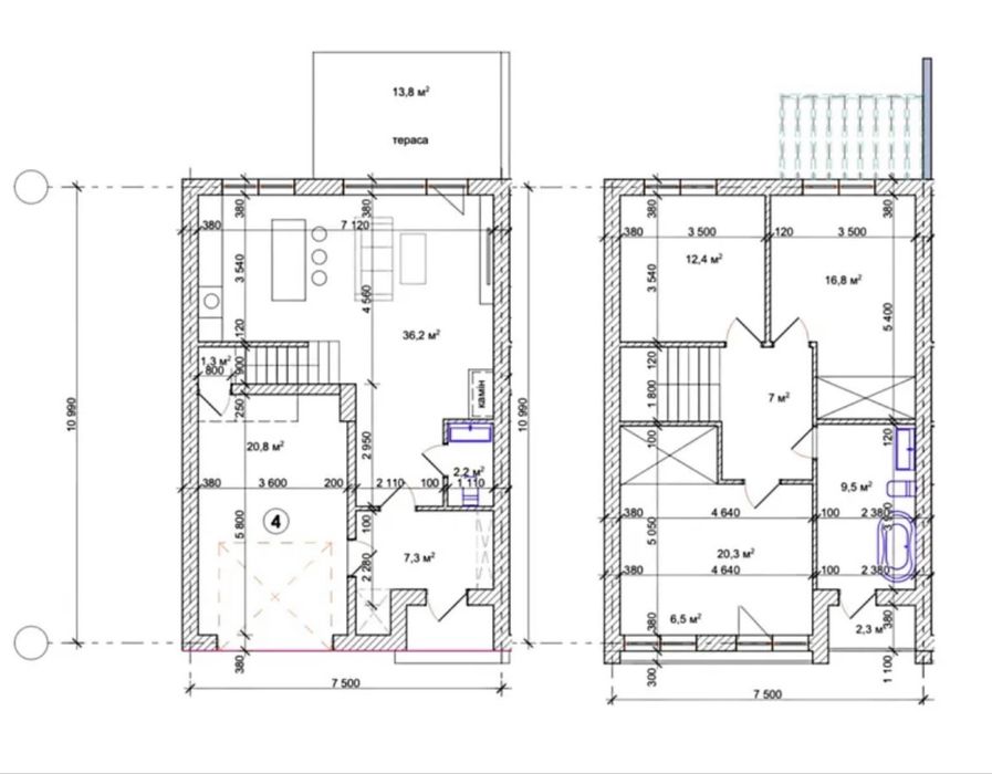 Котедж, таунхауз - 130м2 КМ Австралія