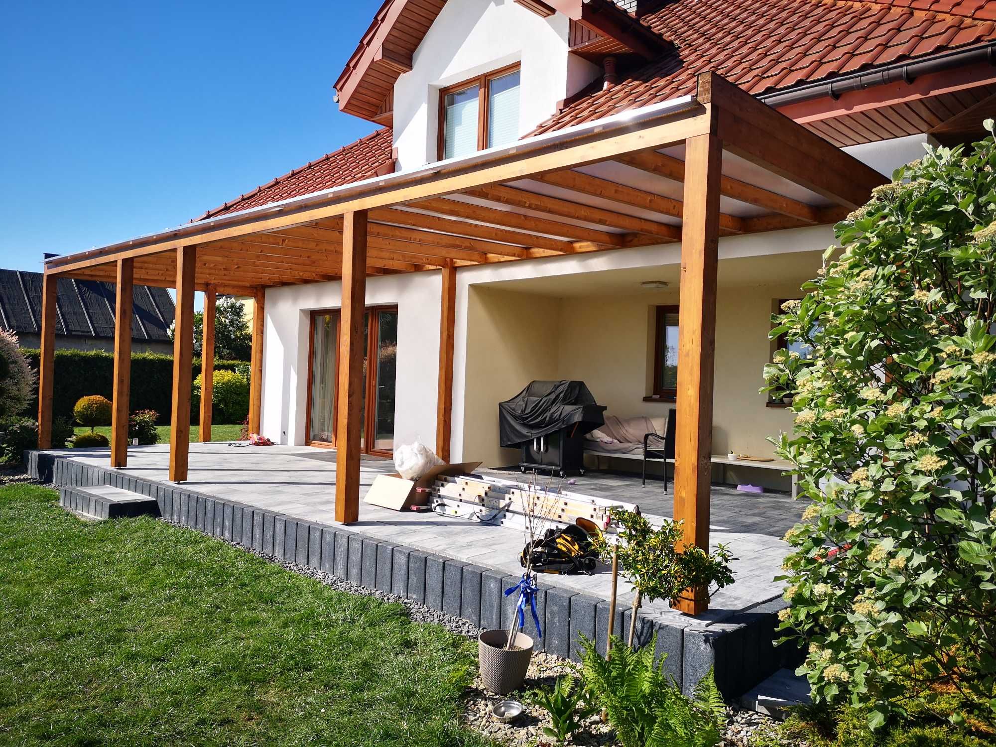 pergola 4x5m/ zadaszenie tarasu/zadaszenie/wiata/roleta