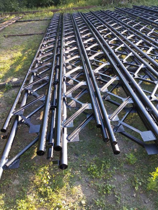 Продам ферми двухскатні різних розмірів, ангари ферми труби лист