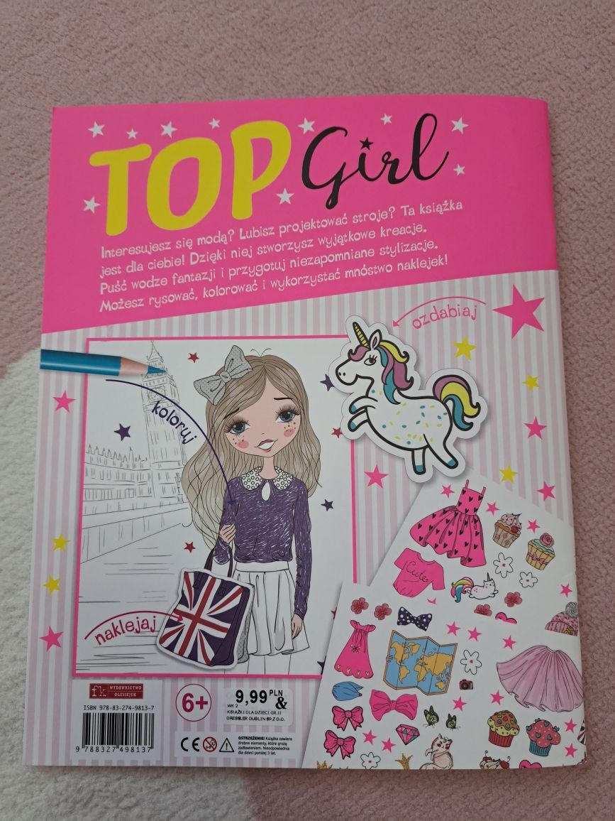 Top girl moda 80 naklejek