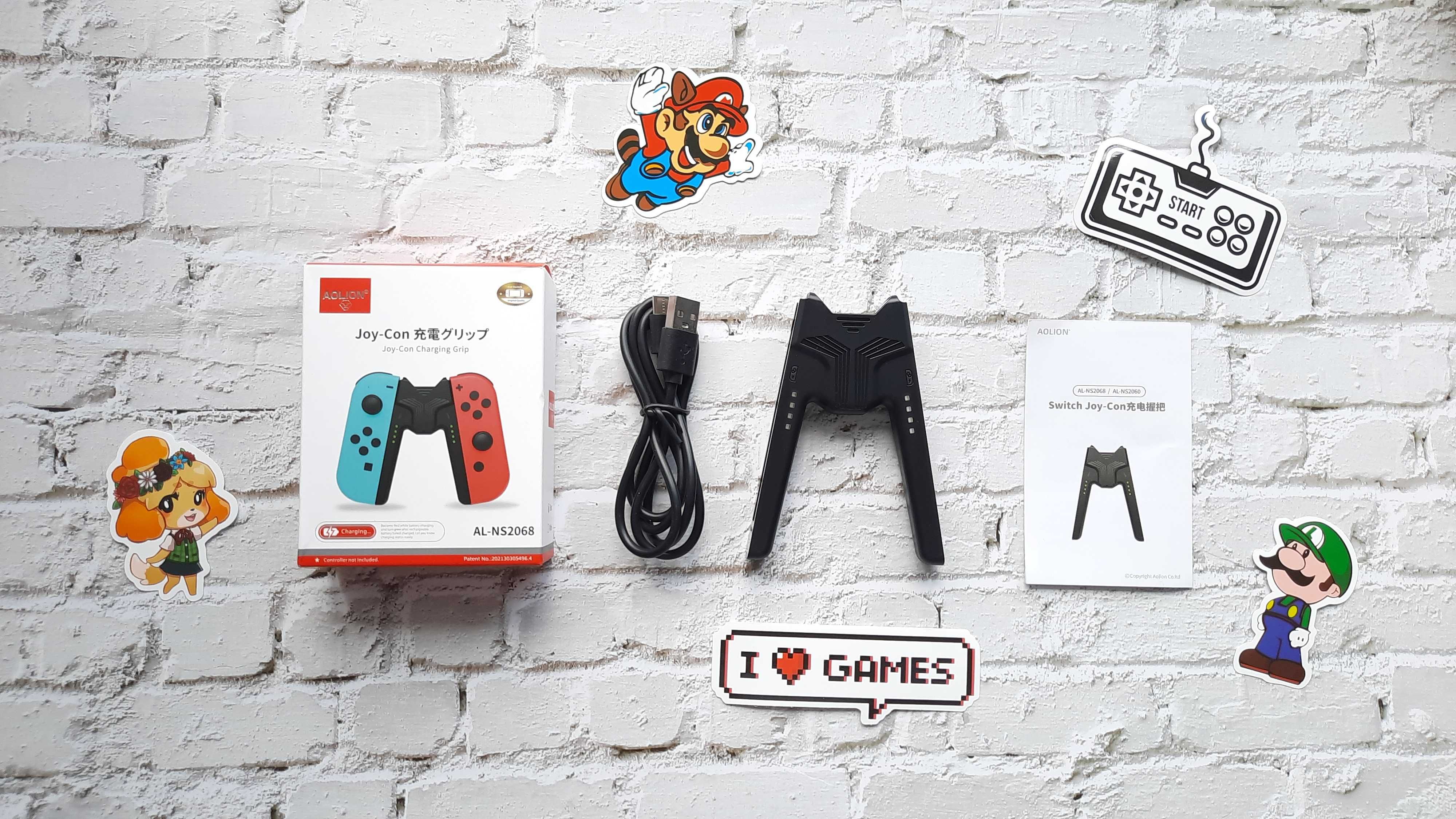 Charging Grip - зарядний пристрій для Joy-Con Nintendo Switch Type-C