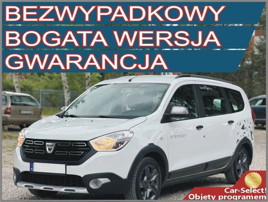 Dacia Lodgy 100%Bezwypadkowy STEPWAY Kamera/Navi/Parktronik/Tempomat 12m Gwarancji