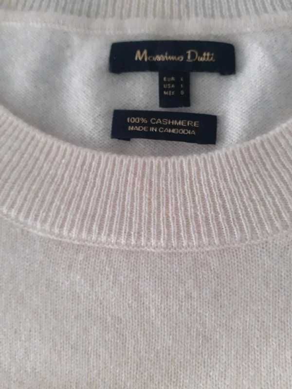Massimo Dutti 100 % Kaszmir rozmiar L