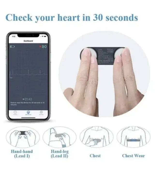 Монітор портативний ЕКГ Checkme DuoEK ER2, Viatom