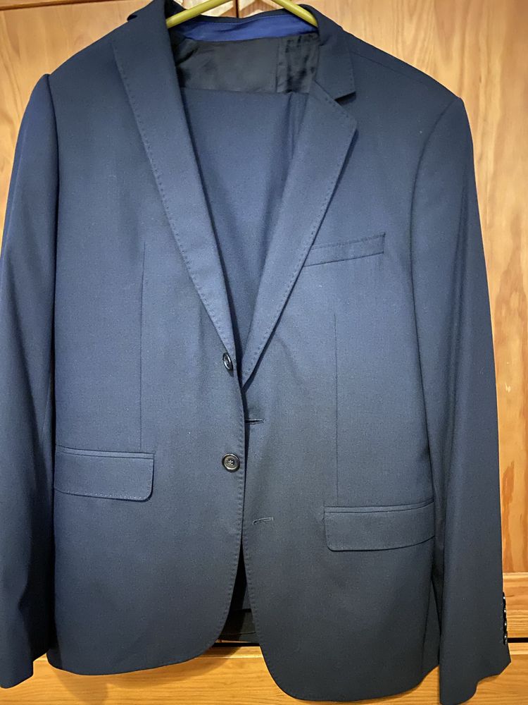 Fato da Zara Azul claro