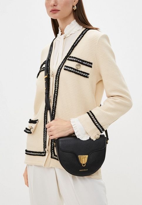 Шкіряна сумка Coccinelle BEAT SOFT оригінал чорна нова