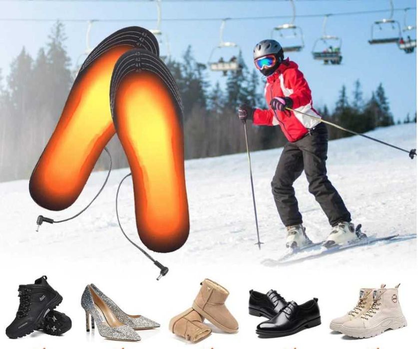 Електричні устілки Стельки электрические Usb Нагревательные элементы