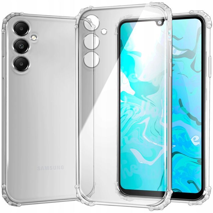 Etui do Galaxy A05s AntiShock wzmocnione narożniki przezroczyste