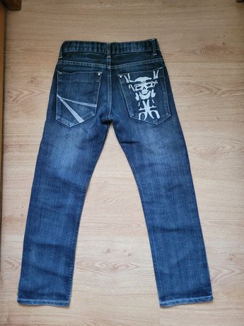 Spodnie jeansowe chłopięce roz. 146-152 cm