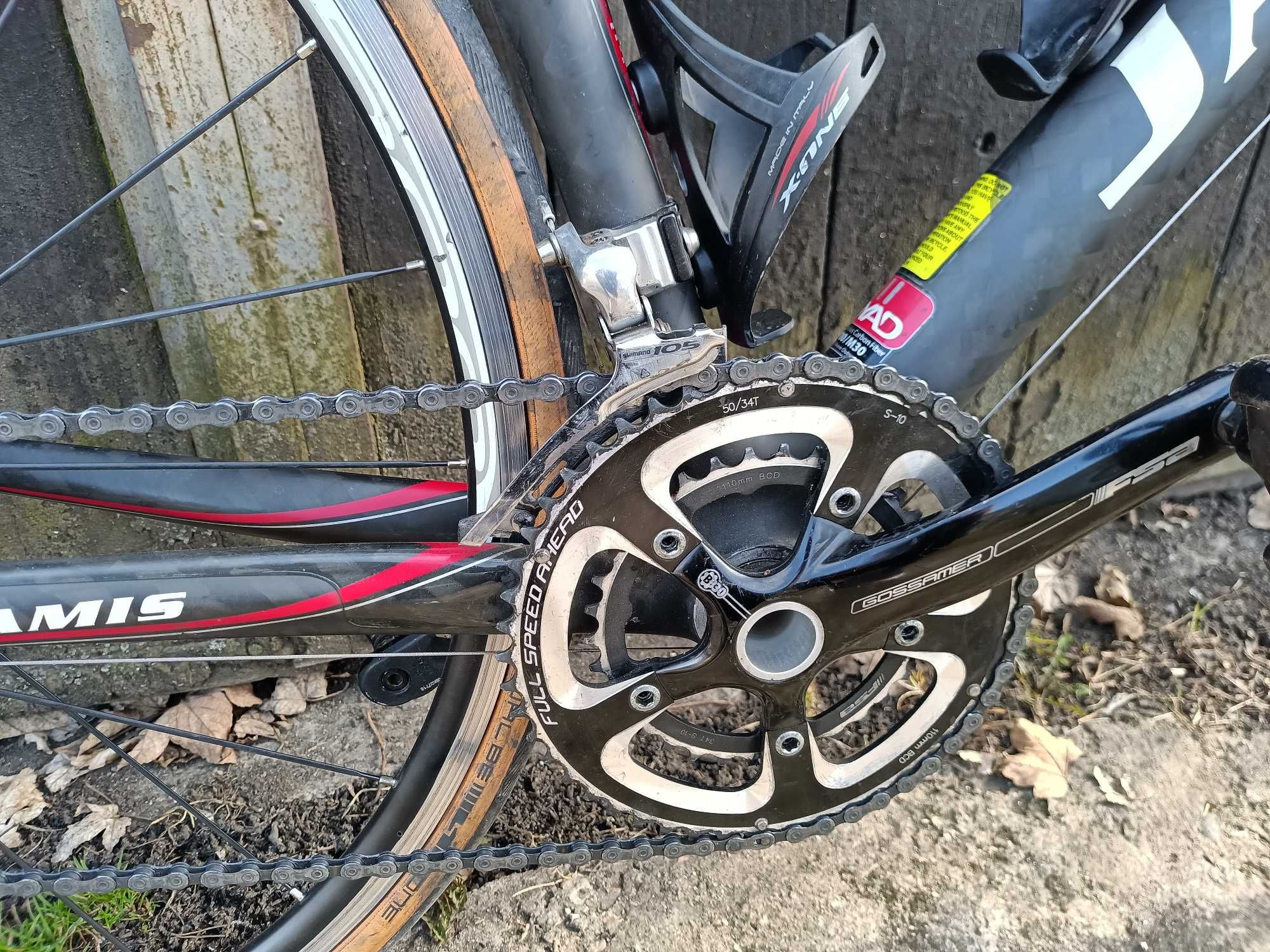 Rower szosowy,kolarzówka karbonowy,lekki,rama 54 Ultegra