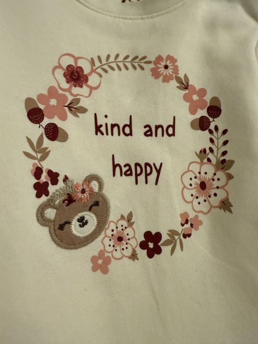 Bluza dla dziewczynki motyw kwiatowy C&A rozmiar 98