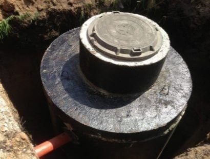 Вигрібна яма, септик, каналізація с бетонних кілець. ТГУ215