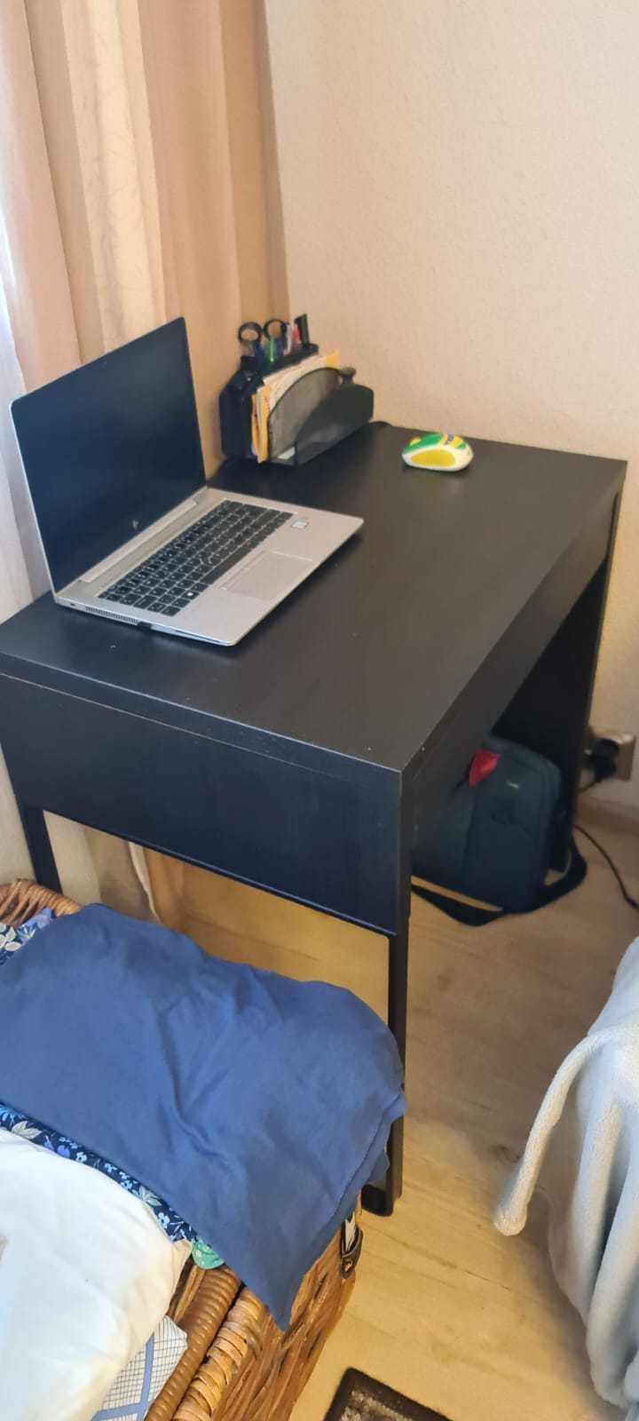 Biurko IKEA Micke 73x50 cm Wenge Czarnobraz
