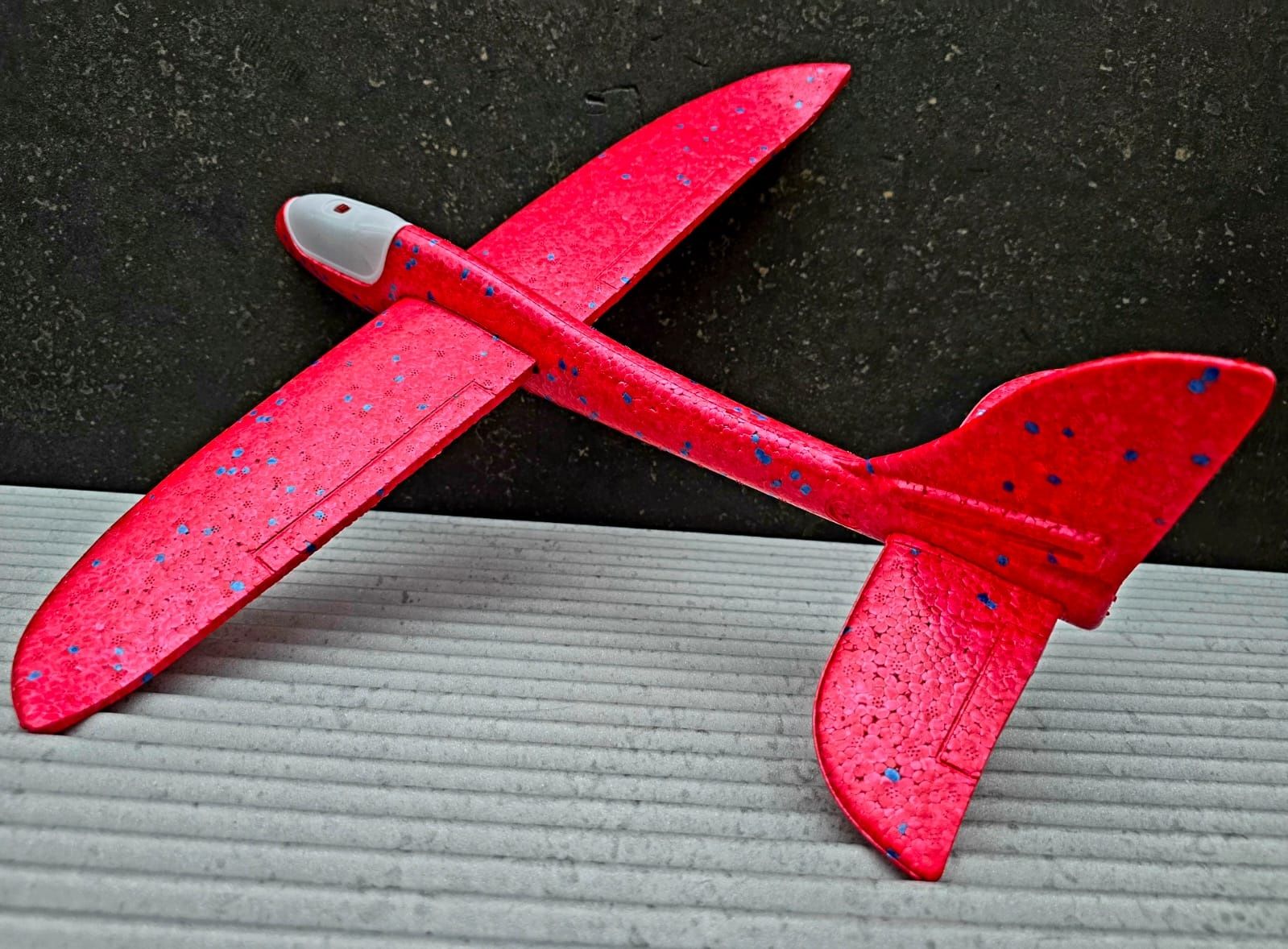 Nowy duży samolot styropianowy Szybowiec czerwony - zabawki