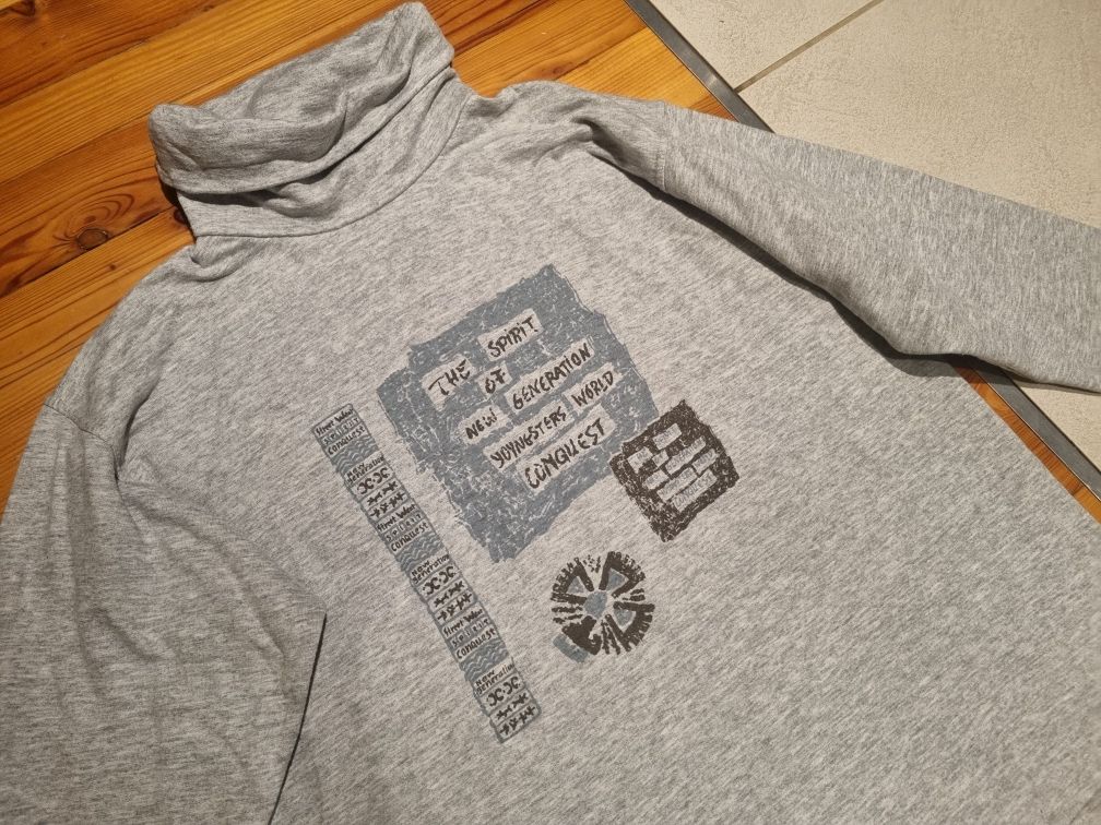 Bluza L 40 LES ESSENTIELS obszerna ciepła bluza bluzka