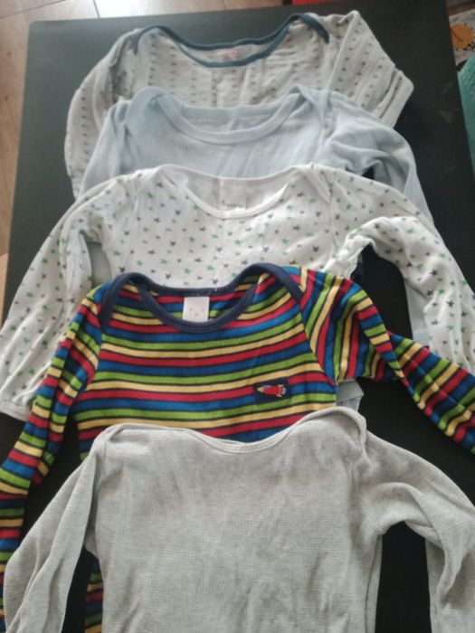 Paka 5 par body 86/104 na zimę świetny stan Pusblu Tchibo Carter's