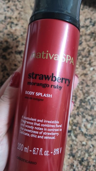Boticário Splash morango