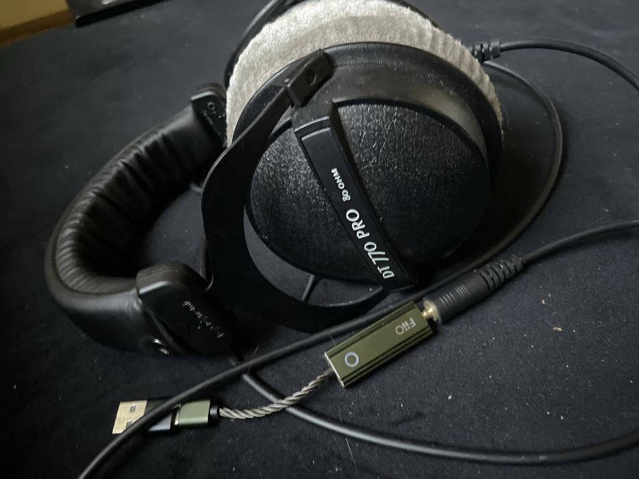 Sluchawki i wzmacniacz DT 770 PRO 80 OHM + Fiio KA1