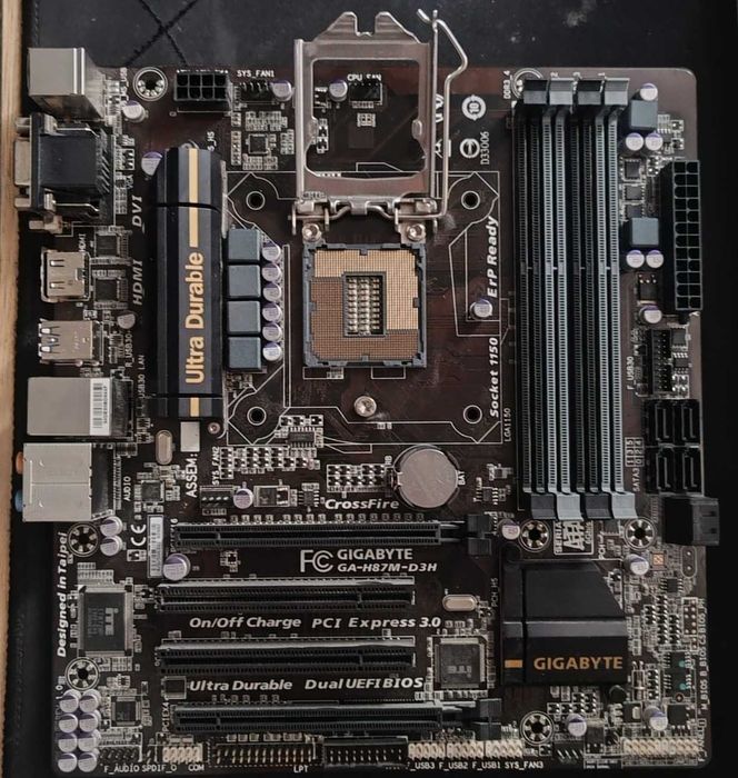 gigabite GA-H87M-D3H jak nowa