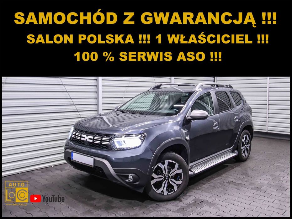 Dacia Duster Salon POLSKA + 100% Serwis ASO + GWARANCJA + Fabryczny GAZ LPG !!