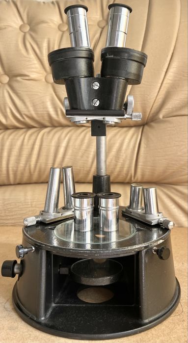 Бінокулярний мікроскоп з зіпом оптики !