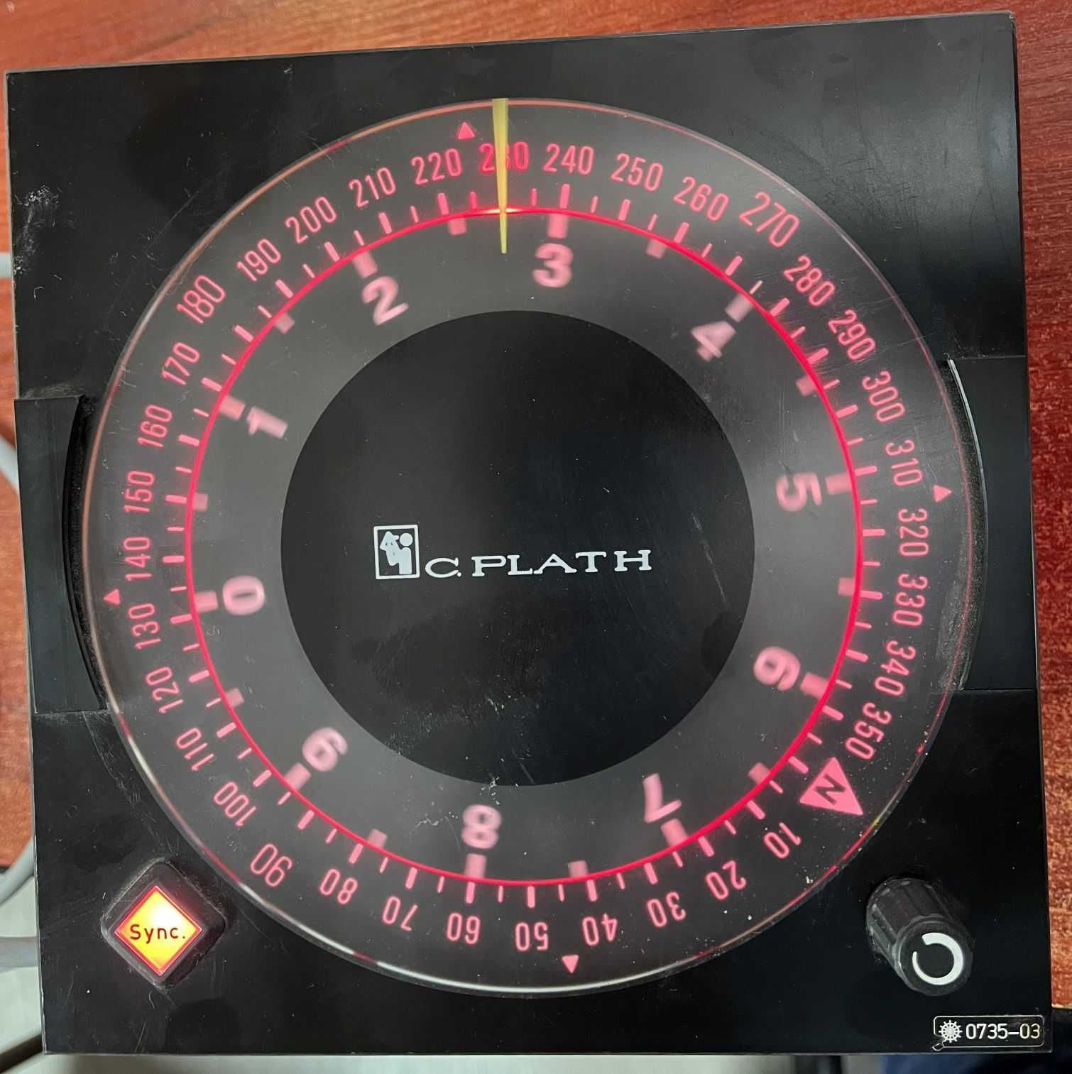 Marine Systems 4881-AA C.Plath Digit Gyro Repeater