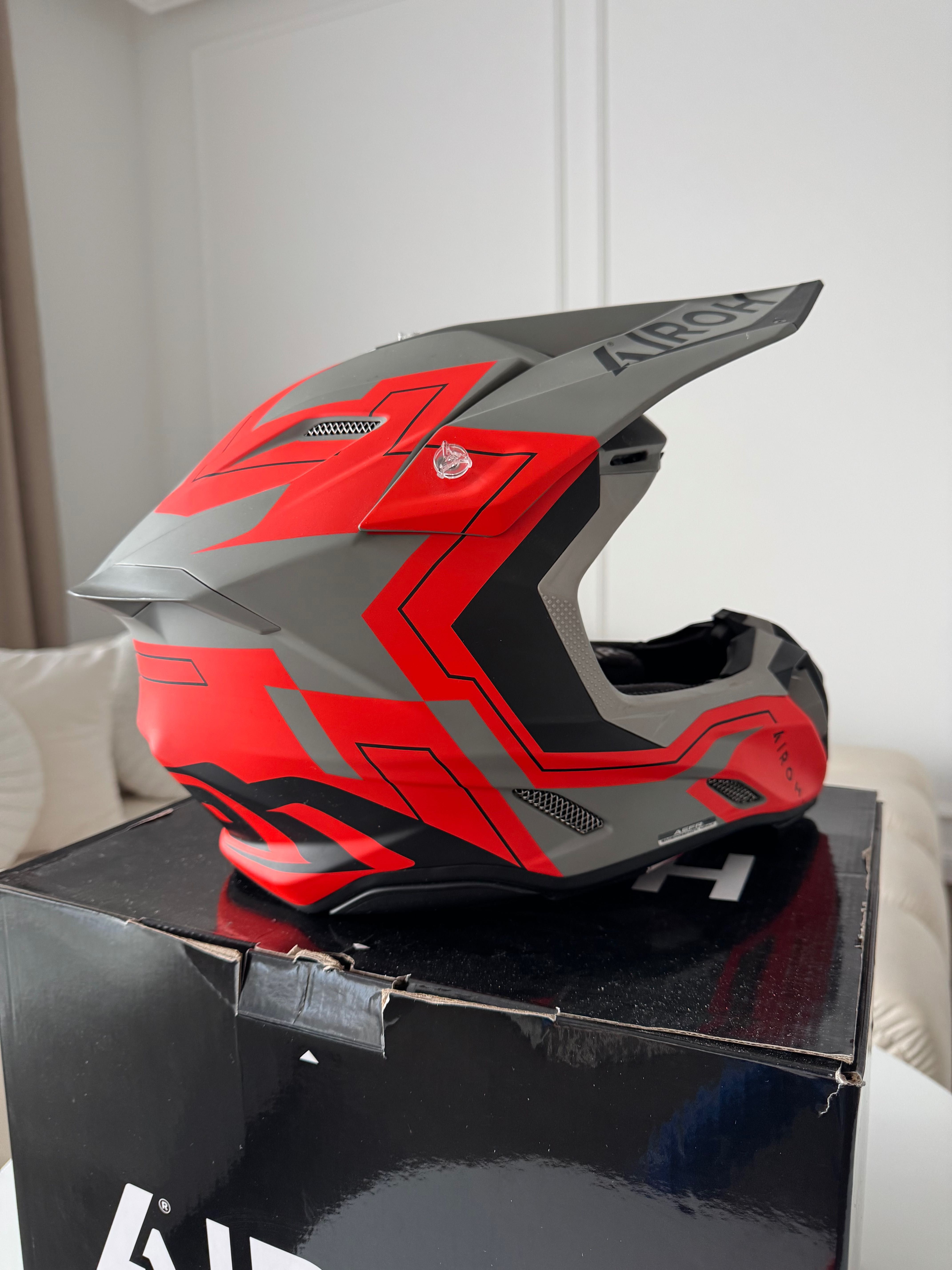 Kask AIROH Twist 3.0 cross gogle 100%