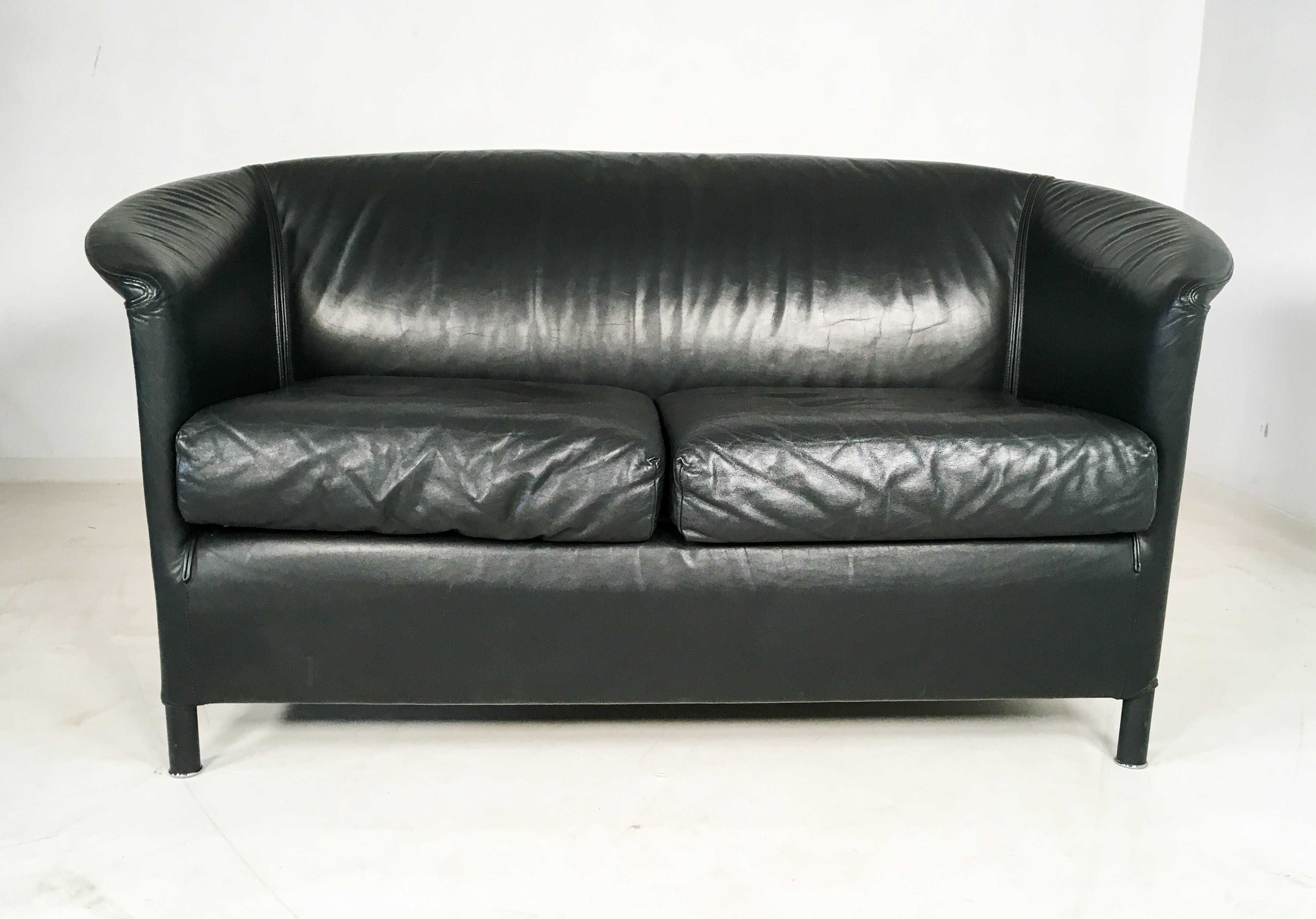 Wittmann sofa Aura proj Paolo Piva skóra lata 80 90 vintage design