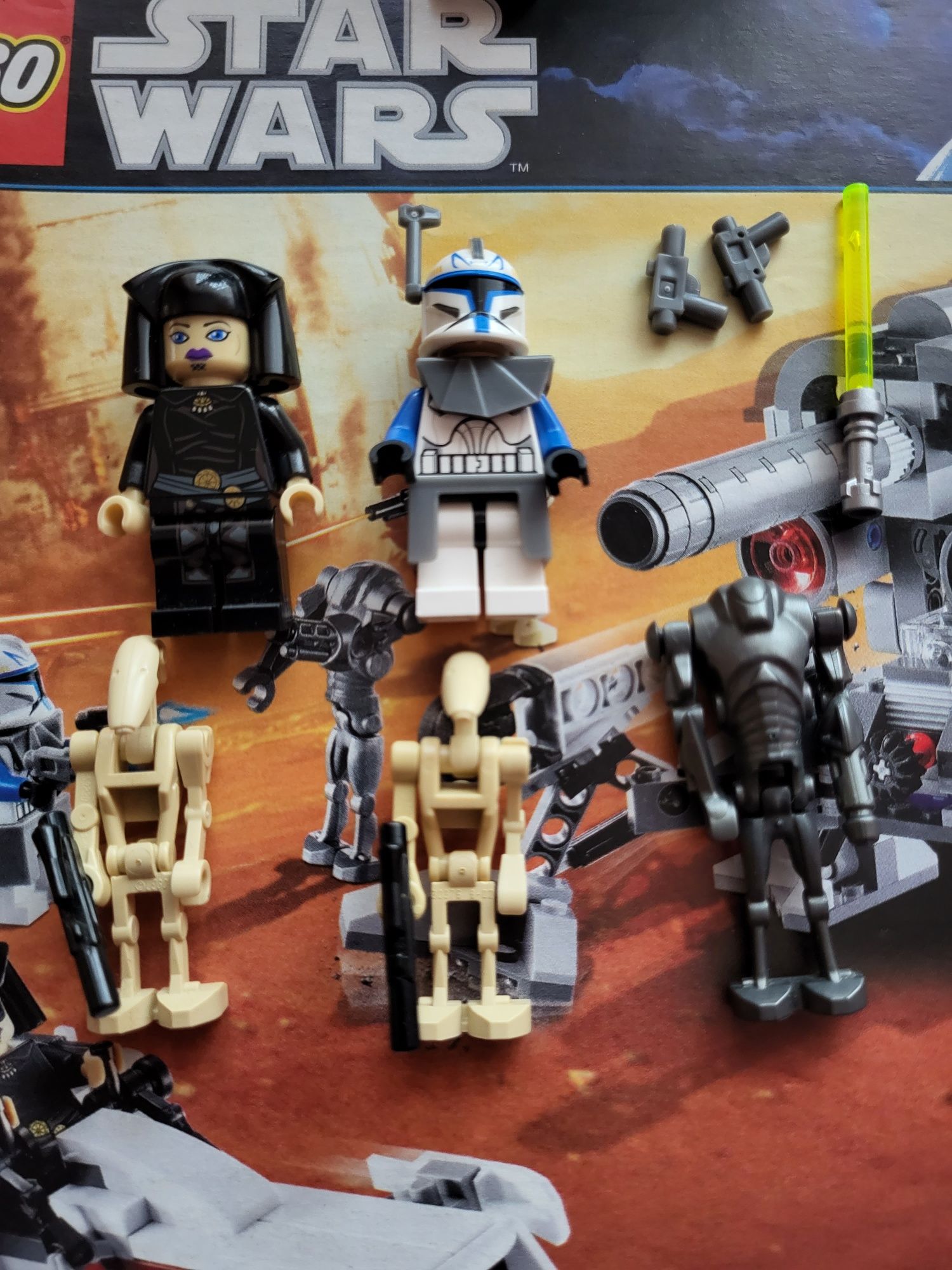 Lego star wars 7869( Rex phase 1, Luminara)