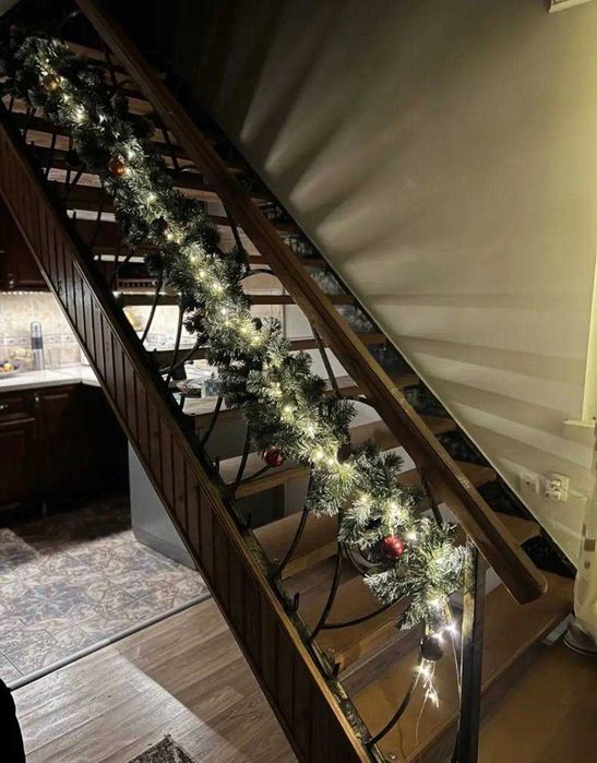 Гірлянда їжак (теплий колір) / працює від USB / 11 метрів / 300ламп