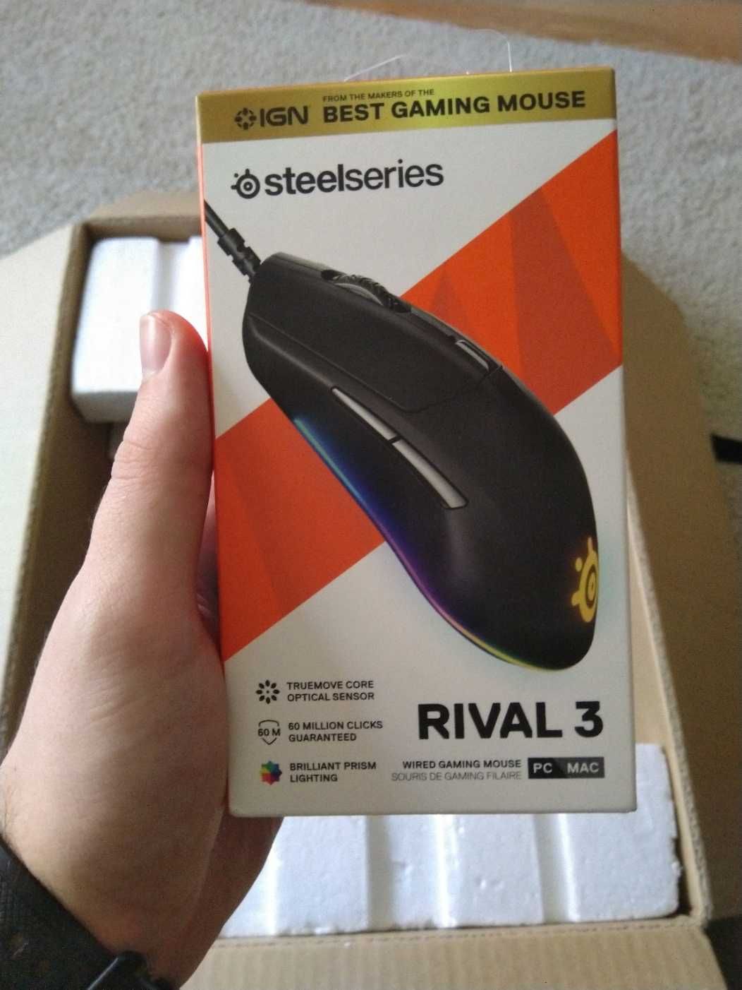 Ігрова миша SteelSeries Rival 3 USB Black