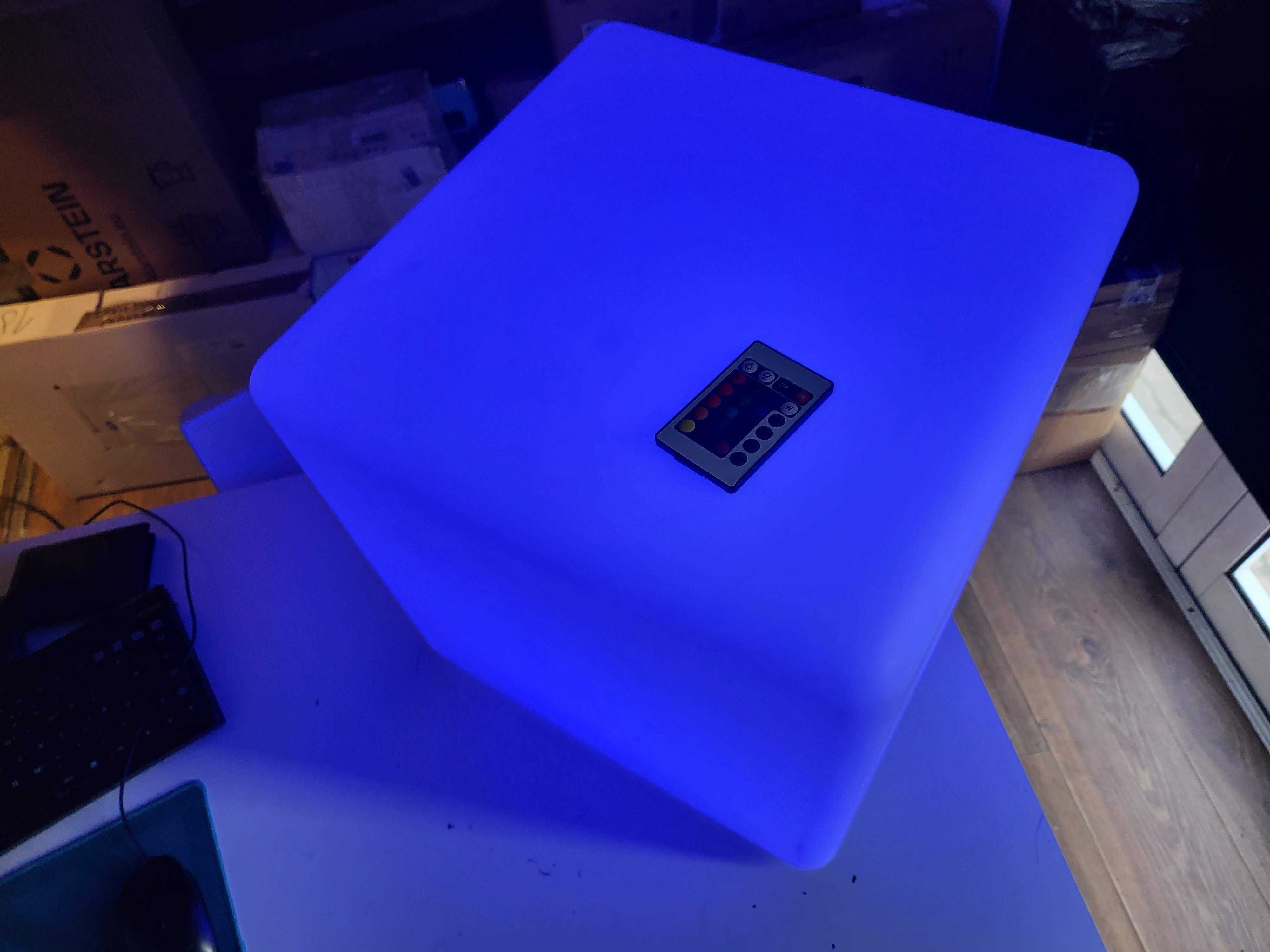Lampa ogrodowa Shinecube XL, kostka, 40×40×40 cm