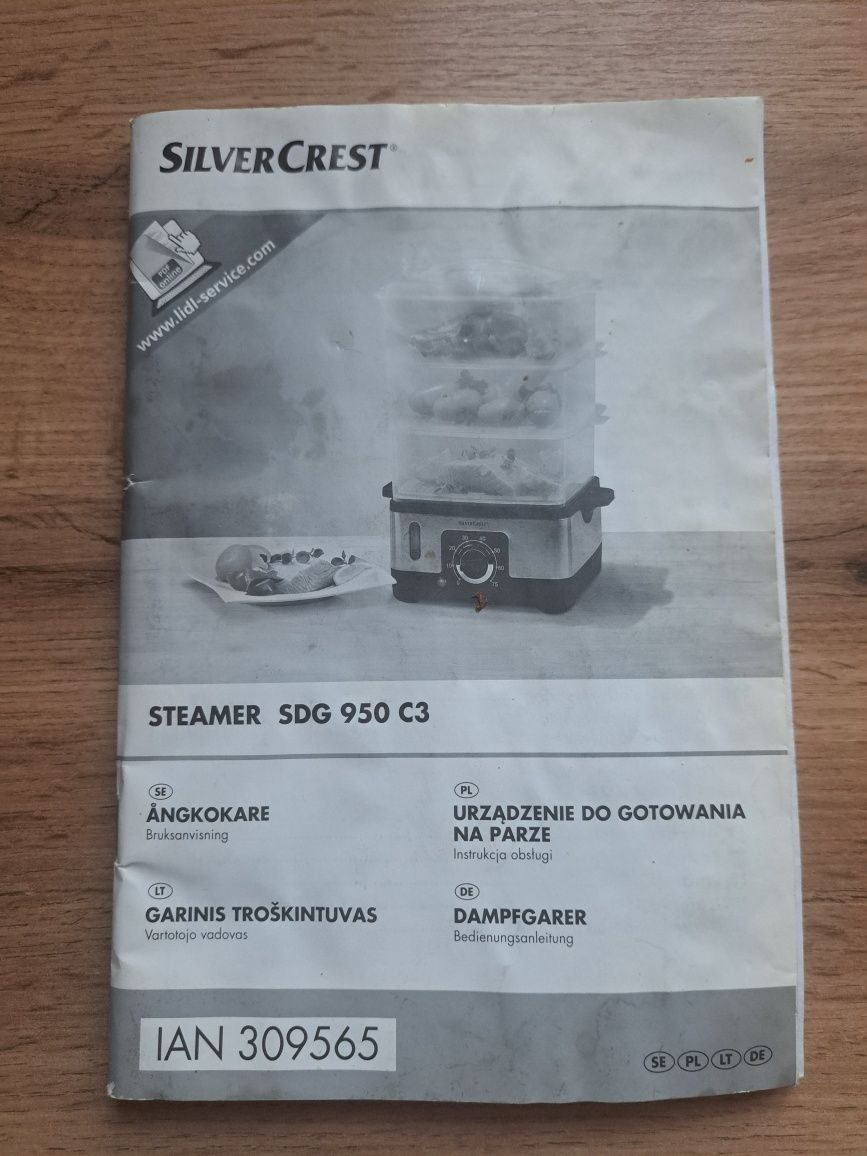 Silvercrest parowar SDG 950 C3