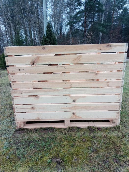 Skrzyniopalety 150x120x115 mocne solidne na skosach i grubych legarach